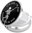 Nipichsha Pill Box, Small Pill Case for Purse & Pocket, Cool Travel Medicineer, Portable Medicine Container Holder to Hold ויטמינים, תרופות, שמן דגים ותוספים, Dab