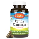 קרלסון - Ceylon Cinnamon Supplements, 500 מ"ג, Cinnamon Extract Pills, Ceylon Cinnamon קפסולות, 90 קפסולות.