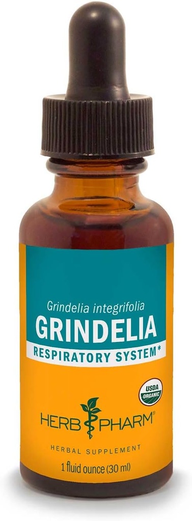 Herb Pharm גרינליה נוזל לחלץ תמיכה במערכת הנשימה - 1 Ounce (DGRIND01)