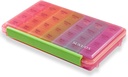 Sukuos Weekly Pill מארגנת 7 ימים ביום 4 פעמים ביום, Moisture-Resistant Large Daily Pill Box Medicine Cases for ויטמין/Fish Oil/Supplements (Pink)