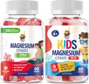 מגנזיום חניכיים לילדים ומבוגרים - 500 מ"ג - Calm Magnesium Chews - Magnesium Citrate Chewable תוסף עבור Mood & שרירים תמיכה