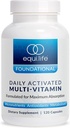 EquiLife Daily הפעילה Multivitamin, 21 חומרים מזינים חיוניים עם B Complex, Antioxidant פורמולה עבור בריאות כללית, Gluten-Free, non-GMO, 120 קפסולות