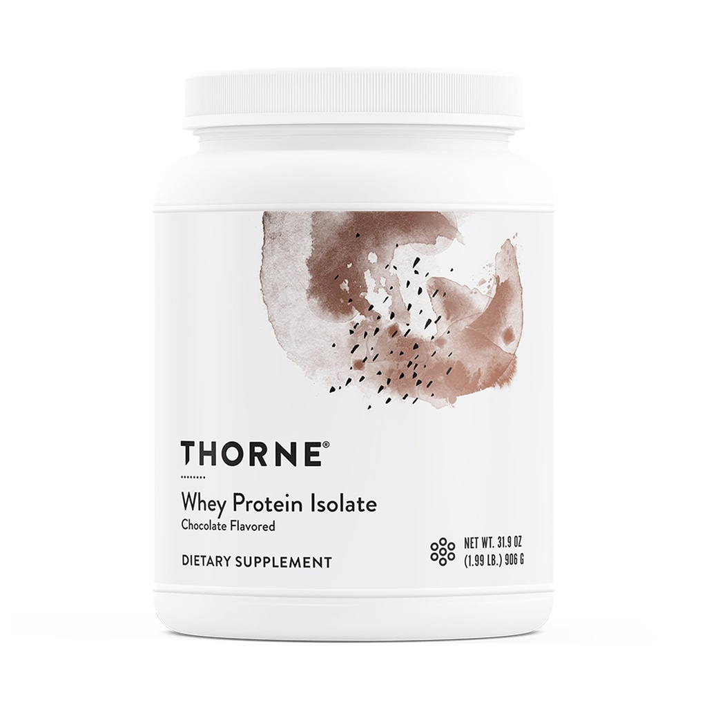 THORNE Whey Protein Isolate, Balanced Amino Acids Profile, 30 Servings