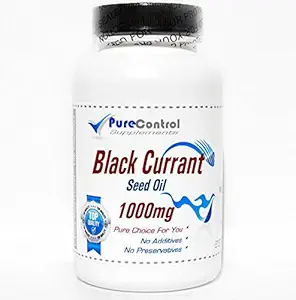 Black Currant Seed Oil 1000mg / 180 קפסולות / Pure / על ידי תוספי PureControl