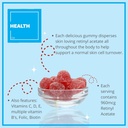 יועץ בריאות רגנרול - Multivitamin Retinol Gummy - Anti-Aging ויטמין A תוסף - Glowing, Youthful & Clear Skin Strong Hair & Nails - ויטמין B6, B12, C,D3, Folic Acid, Zinc - 60 Gummies