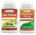 Zinc Citrate 30 מ"ג ומגנזיום Glycinate 425 מ"ג