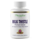 Paradise Herbs Milk Thistle, Active Whole Spectrum Extract, טבעוני, non GMO, Gluten Free, 60 קפסולות צמחוניות