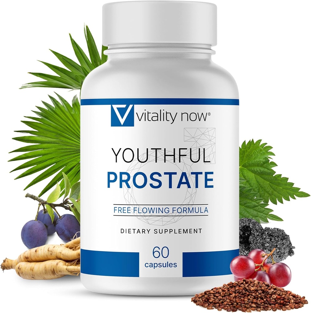 Prostate: Saw Palmetto for Men with Panax גינזנג, Antioxidant Protection, ויטמין E, Lycopene - תוספי Prostate עבור גברים