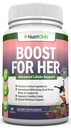Boost for Her Libido Booster for Women - Runs & Enhances Libido - Mood & Desire Boost - Non-GMO - All Natural Herbal Aphrodisiac - עם Hory Goat Weed, Maca, Tongkat Ali & Tribulus - 90 קפסולות