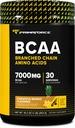 אבקת Primaforce BCAA (Pineapple מנגו) (30 משרתים) - 7000MG 2:1 BCAAs, פוסט-Workout Recovery drink with Amino Acids ו- Real Salt for Men & Women