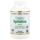 California Gold Nutrition Certified Organic Spirulina, USP מאומת, USDA אורגני, non-GMO, 500 מ"ג, 720 טבליות צמחוניות