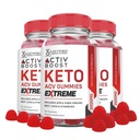 Justified Laboratories (3 Pack Activboost Keto Acv Gummies Extreme 2000MG Active Boost פורמולה עם אבקת מיץ Pomegranate B12 Non GMO 180 מסטיק