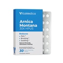Arnica מונטנה 30X HPUS, כיתה קלינית, טבליות במהירות דיסלוט, Five-Day Recovery Pack עבור כאב ו Bruise הקלה לאחר ניתוח או פציעה, ריפוי טבעי, Gentle על Stomach - 30 הרוזן