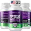 Magnesium Glycinate - מגנזיום תוספת עם Zinc & ויטמין D3 עבור Immune, העצם & שריר תמיכה בריאות הלב - non-GMO, Gluten-Free, Gentle על Stomach - 90 קפסולות צמחוניות