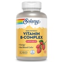 SOLAרי ויטמין B-Complex Chewables, Strawberry, אנרגיה בריאה, Red Blood Cell, Stress & Metabolism תמיכה, 50 טבליות