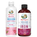 MaryRuth's Women's Multivitamin + Hair Liposomal (Peach) & Iron Liquid (Berry) | פרויקט תוויות נקי מאומת ® | תוספי יופי, חסינות ובריאות כללית | טבעונית, Non-GMO, Gluten-Free-Free Cloten-Free Label Project