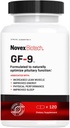 Novex Biotech GF-9 - HGH Boosting תוסף עבור גברים - מתחם עבודה עבור גברים - תמיכה אנרגיה, אנדורנס, שינה, 120 Ct (30 יום אספקה)