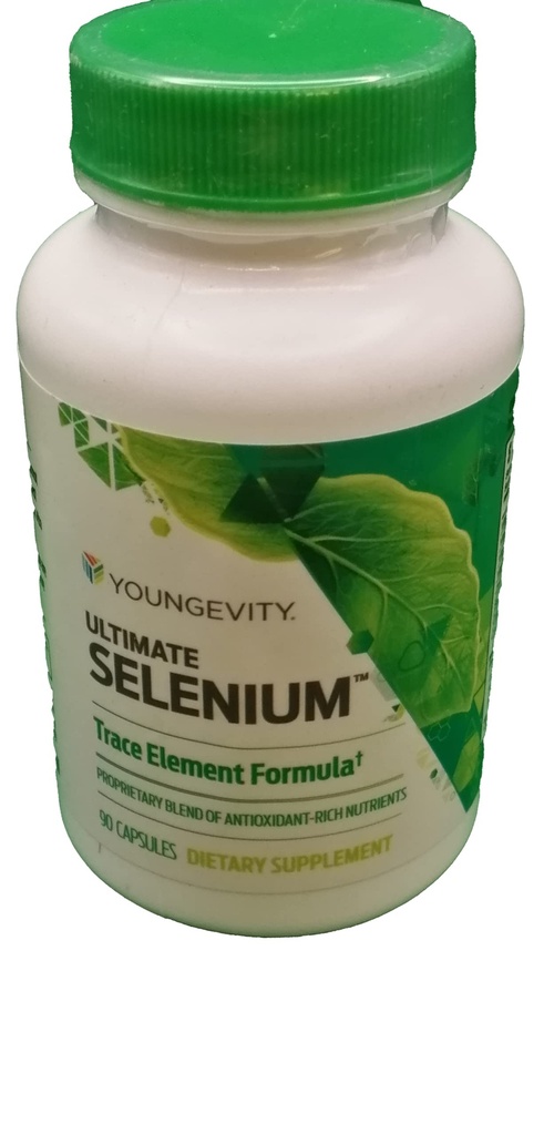 Youngevity Ultimate Selenium + Cofactors - תוסף מינרלים חיוני לתמיכה ב- Immune, Antioxidant Defense, Yourroid Function, and Health (I-selenomethionine) - (90 קפסולות)
