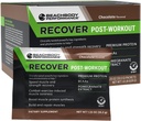 BODi Recover Whey חלבון אבקת בלגן - פוסט-Workout שוקולד Whey תוספת עבור התאוששות שרירים עם חלבון 20g, BCAAs, Pomegranate Extract - Fast Recovery - 18 Packets