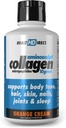 HEALTH DIRECT - AminoSculpt Liquid Collageagen Micropeptides - 14 FL Oz - 14 משרתות - 10 גרמות של Premium Medical-Grade Liquid Collagen for Women - Orange Cream Cream Cream