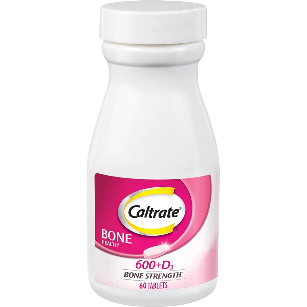 Caltrate 600 Plus D3 Calcium ו- ויטמין D, תוספי בריאות העצם למבוגרים - 60 הרוזן