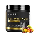 Kaged Pre Workout Elite אבקה | פירות פונצ'ין | Pre-Workout with Creatine, Beta Alanine, L-Citrulline, BCAAs | 388 מ"ג אורגני קפאין | Pre-Pre-Workout for Men & Women | 20 משרתים