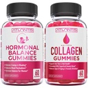 Atlantis Nutrition Hormonal Balance PMS הקלה 60 חניכיים + קולגן 60 חניכיים