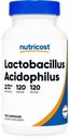 Accost Lactobacillus Acidophilus 2 מיליארד CFU Per משרת (120 קפסולות)