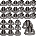Geiserailie 30 Pcs Hearing Aid Domes 8 מ"מ שיחות טלפון פתוח החלפת אביזרים שמיעה בינונית פתוח שמיעה תואם GN Resound Hearings אוזניים טיפים