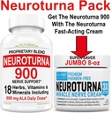 קרם עצבי 8 oz Plus Neuroturna Nerve תמיכה 900 מ"ג ALA