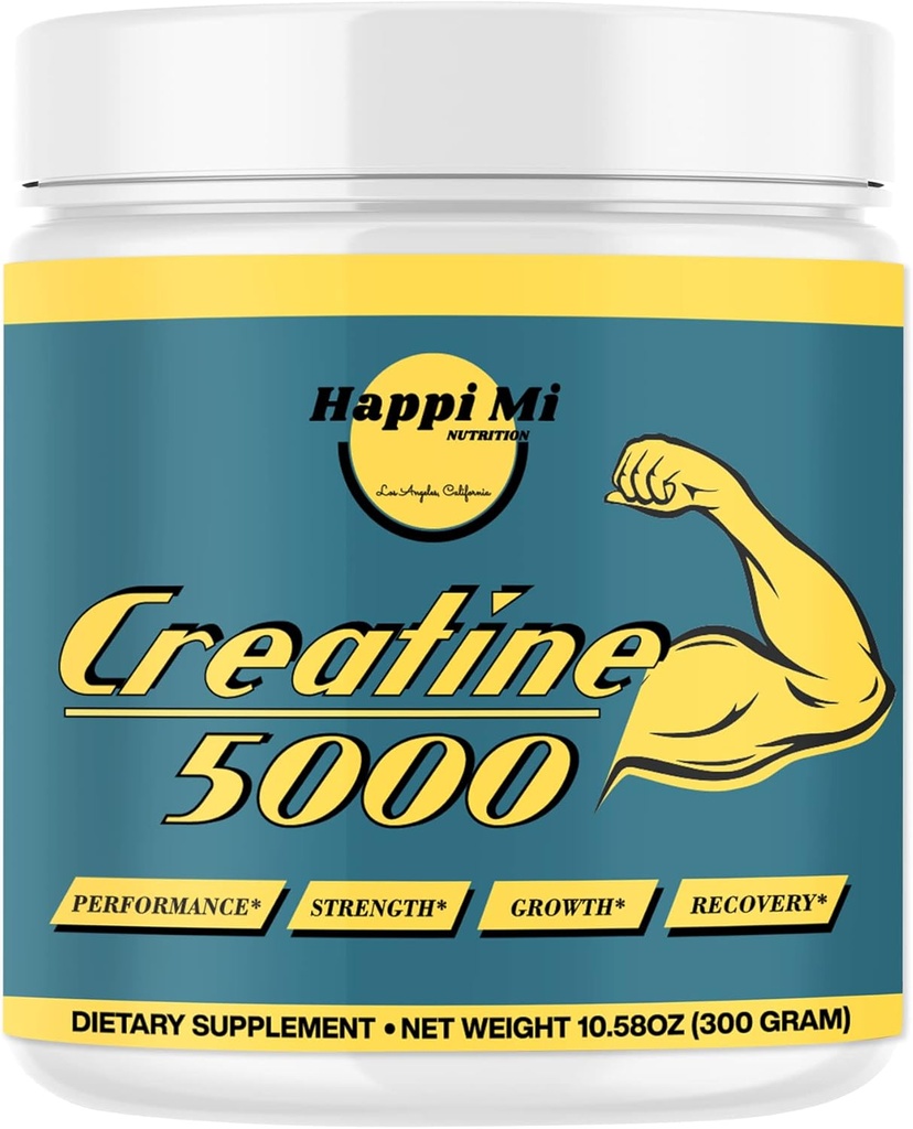 אבקת Creatine Monohydrate, Unflavored, Pre Workout, Post Workout, Recovery, שריר בניין, שיפור ביצועים, 300 גרם, 5000 מ"ג לשרת, 60 משרתים