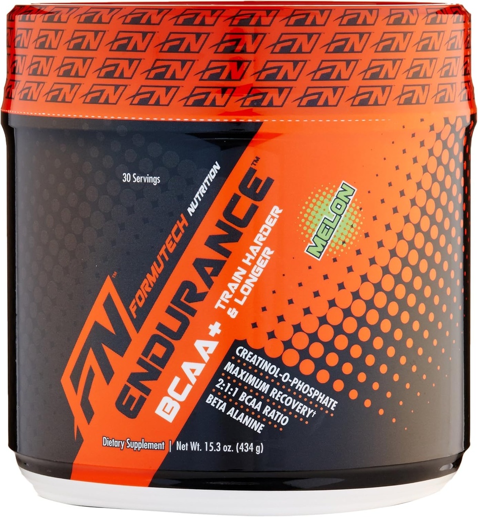 Endurance BCAA Plus, מיועד לאימון Harder ו- Longer עם Beta Alanine, Melon, 434 Gram
