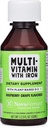 נובהFerrum Delish | טבעוני Multivitamin עם ברזל לתינוקות, טודלרים וילדים | תמיכה בשומן אורגני מבוסס D-3 | Gluten Free | Blood | Sugar Free | 169 Fl Oz (50 mL)