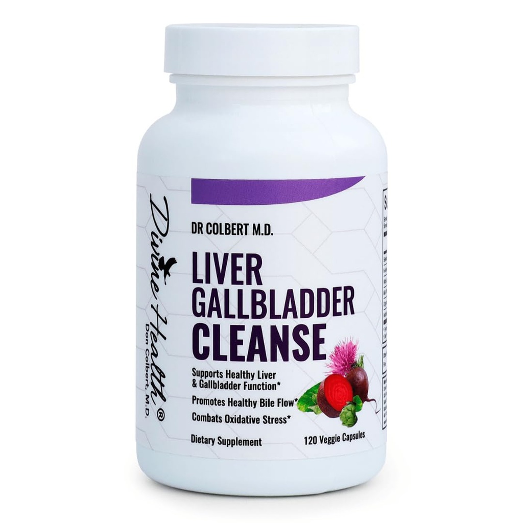 בריאות אלוהית Liver & Gallbladder ניקויse | N-Acetyl-L-Cysteine | Alpha Lipoic Acid | Milk Thistle