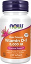 תוספי ויטמין D-3 5,000 IU, High Potency, Structural Support*, 240 Softgels with Worldwide Nutrition Keychain