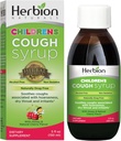 Herbion Naturals Cough Syrup for Children 5fl Good Tasting תוסף עם דבש טבעי ו- Flavor עוזר Relieve Cough מקדם חסינות תפקודית בריאה לילדים 13 ומעלה, ירוק, צ'רי, 5 Fl Oz Oz