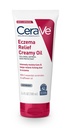 CeraVe Eczema Relief Creamy Body Oil, Eczema Calming Cream with Colloidal Oatmeal & Spflower שמן עבור Skin & Itchy Skin Relief, Steroid Free & Paraben חינם, 3.4 אוונס