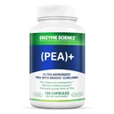 Enzyme Science Pea + Turmeric Curcumin תוסף עבור תמיכה פיזיולוגית עוזר לתמוך Nervous, Immune, & Muscular Systems - 120 קפסולות