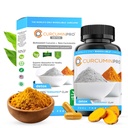 כורכום Detox קפסולות | תוסף אורגני Turmeric עם BioSoluble BCD & Natural Bentonite Clay | High Absorption Vegan Curcumin Band for Gut and Heart