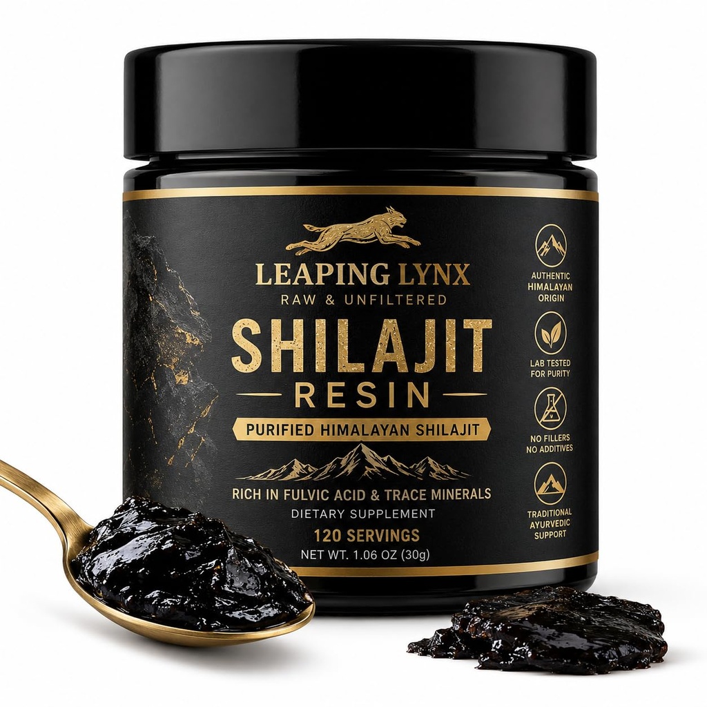 ההימלאיה Shilajit Resin [1,000 מ"ג] Pure Shilajit אורגני טבעי ||Gold כיתה אלפינס קציר, Sun-Dried, ומעבדה Purified for Men & Women, Max Potency > 75% Fulvic Acid & 85+ סוללות מינרלים