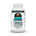 מקור Naturals Glucosamine Chondroitin מורכב עם MSM, מקדם משותףים בריאים ו Tossues * - 240 טבליות