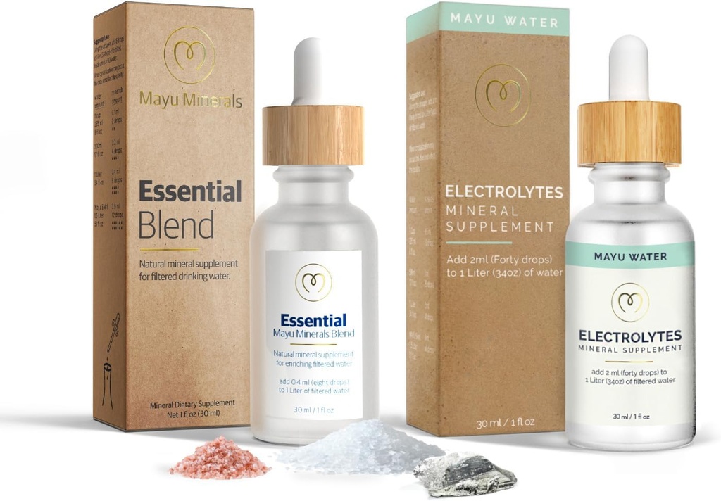 MAYU Essential Bell & Electrolyte Water Drops מינרלים