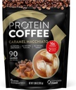 טוסט קארמל Macchiato קפה חלבון