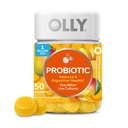 OLLY Probiotic Gummy, Immune and Digestive Support, 1 מיליארד CFUs, תוספת פרוביוטית, מנגו, 25 יום אספקה - 50 Count