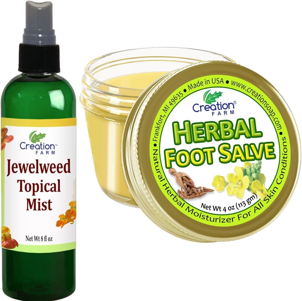 שם הסרטון: Jewelweed Themeal Mist 8 Oz and Herbal Foot Salve 4 Oz - Solutions for Itch to Make It Easier to Enjoy the Everyday