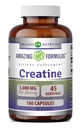 פורמולה מדהימה Creatine Monohydrate Amino Acid תוסף | 3,000 מ"ג ל-180 קפסולות | Non-GMO | Gluten-Free | Made in USA