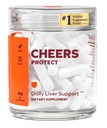 Cheers Protect | Daily Liver Supplement for Drinkers with L-Cysteine + DHM | להגביר את רמות Glutathione | 30 Doses | Cysteine, Dihydromyricetin, Milk Thistle, Prickly Pear, B-Vitamins, ג'ינג'ר