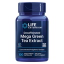 Life Extension Decaffeinated Mega Green Tea Extract - Polyphenol-Rich, Cell Health, Heart Health, Brain Health, Antioxidant Protection - Non-GMO, Gluten-Free, Vegetarian - 100 קפסולות