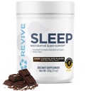 תוסף תמיכה ב-MD Sleep למבוגרים, שוקולד אפל - תוספי שינה עם Magnesium (Glycinate), Inositol, Glycine & L-theanine - מקדם מרגיעה ובריאות שינה (30 משרתים)