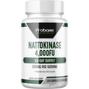 Probase Nutrition Nattokinase תוסף 4000 FU לשרת, 120 קפסולות (Derived from Japanese Natto) ® Systemic Enzymes for Cardiovascular and Circulatory Support